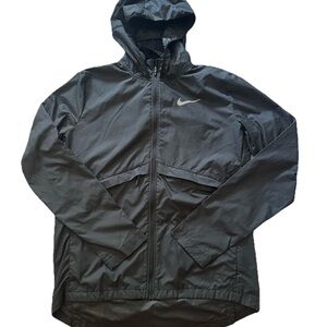 Nike women’s Charcoal Hooded Windbreaker